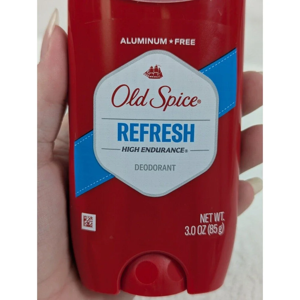 Old Spice - Deodorant - High Endurance Aluminum Free - Refresh Scent - 4 Pack